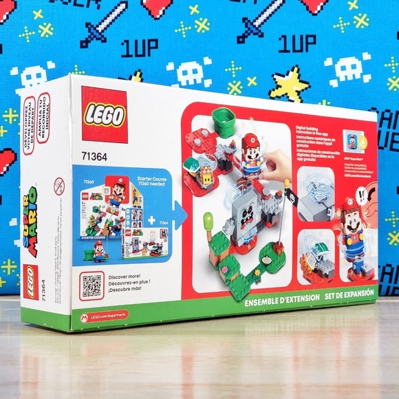 Lego Super Mario WHOMPS LAVA TROUBLE [ 71364 ] 2020 Building Game (133 pcs) - Picture 5 of 10